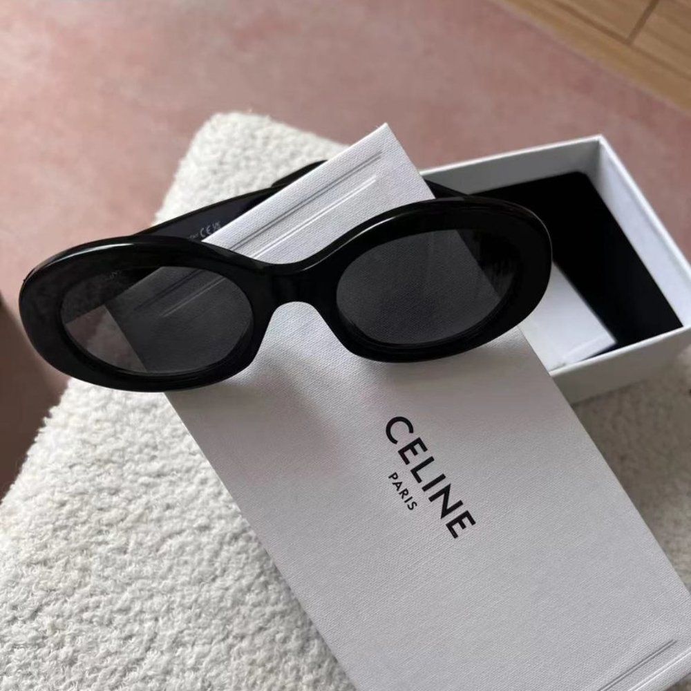 CELINE Women's Triomphe Round Sunglasses - Picture 2 of 4